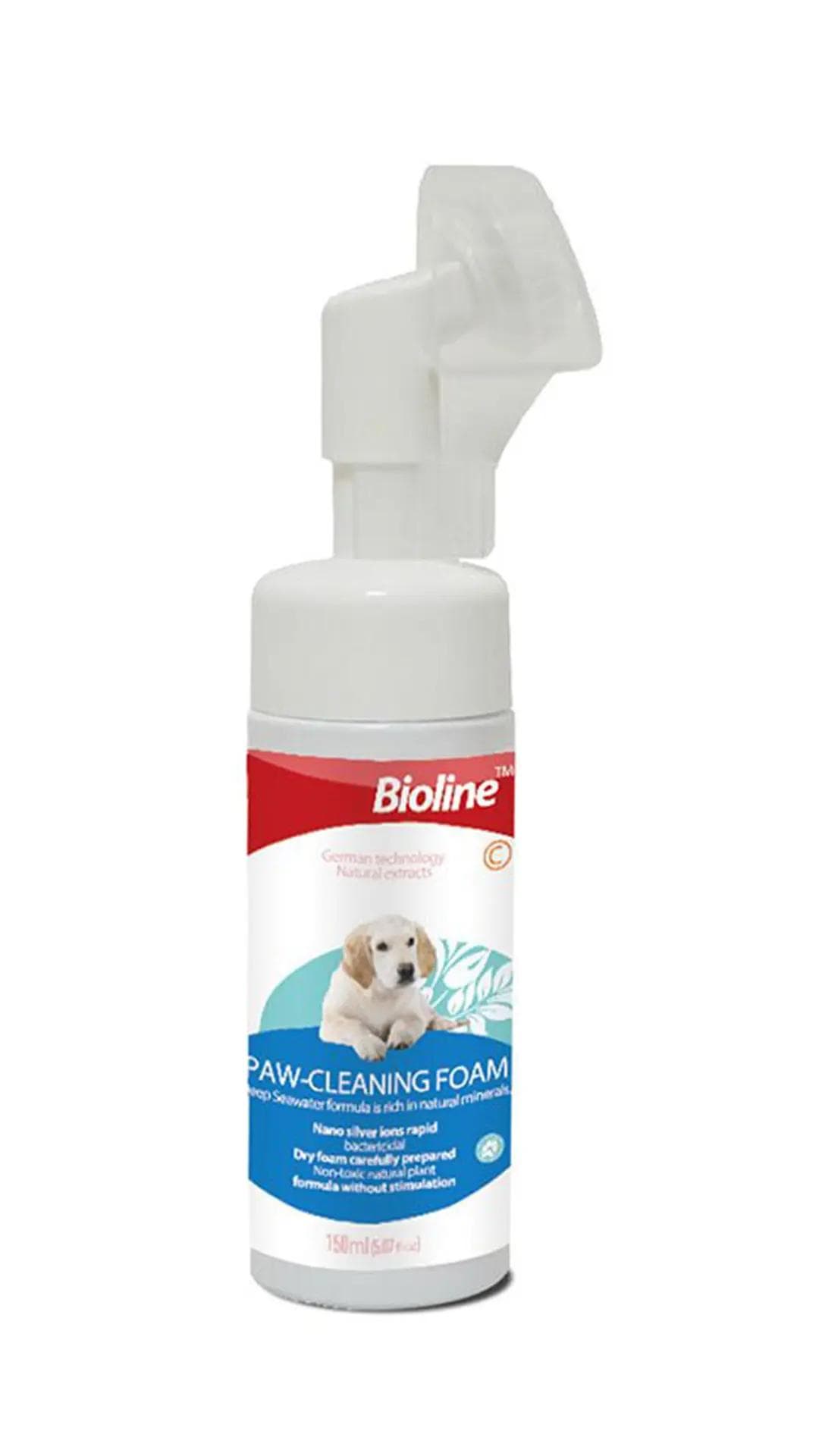 Bioline Paw Cleaning Foam For Dog 150ml