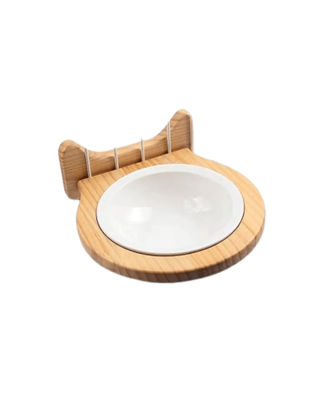 Wooden Hanging Ceramic Bowl