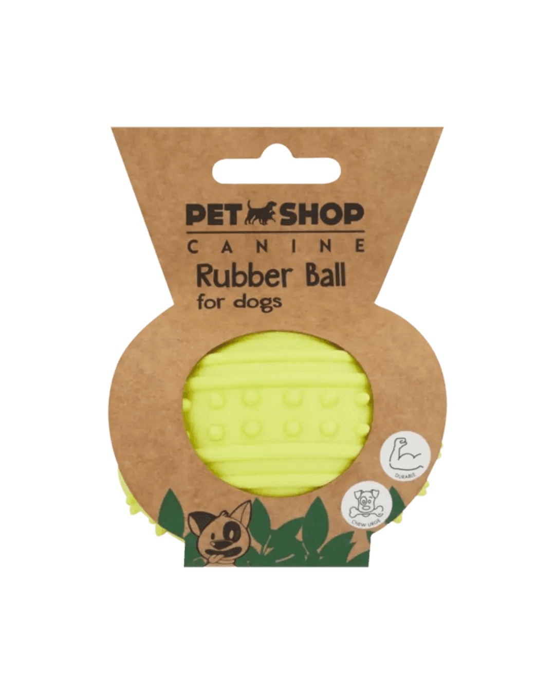 Pet shop Oval Rubber Ball Toy