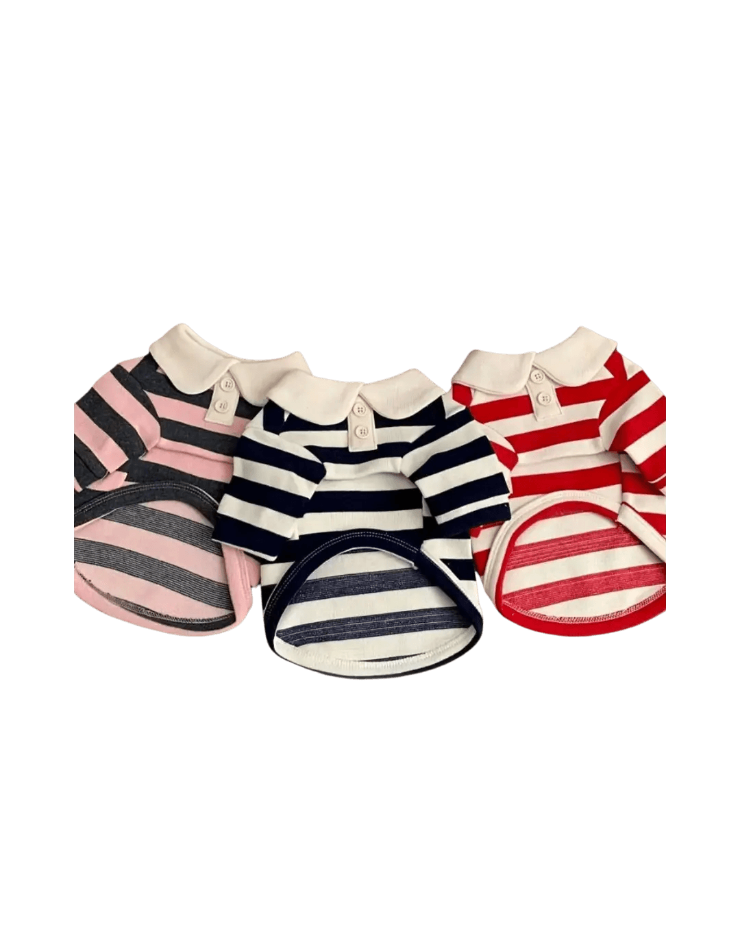 Stripped Collar Shirt