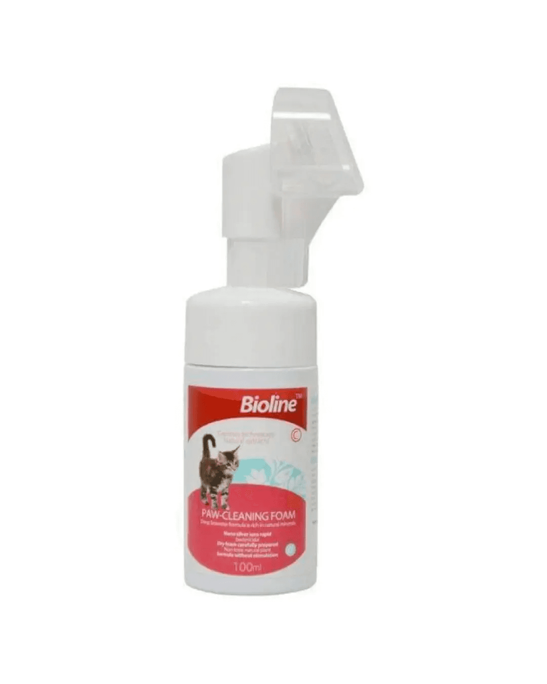Bioline Paw Cleaning Foam for Cats 100ml