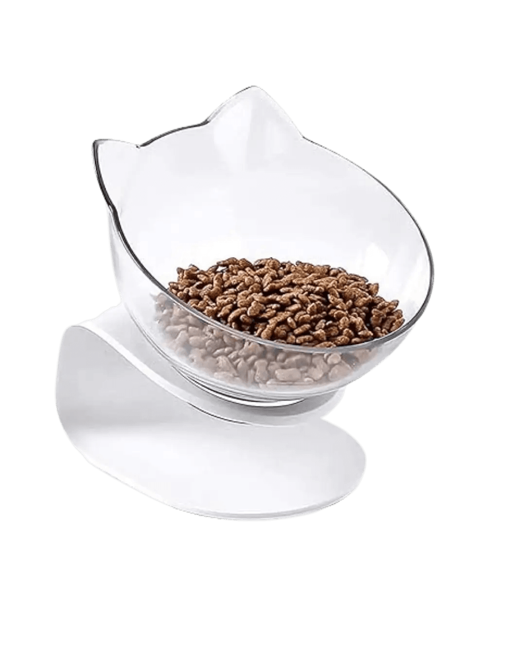 Transparent Cat Eating Bowl