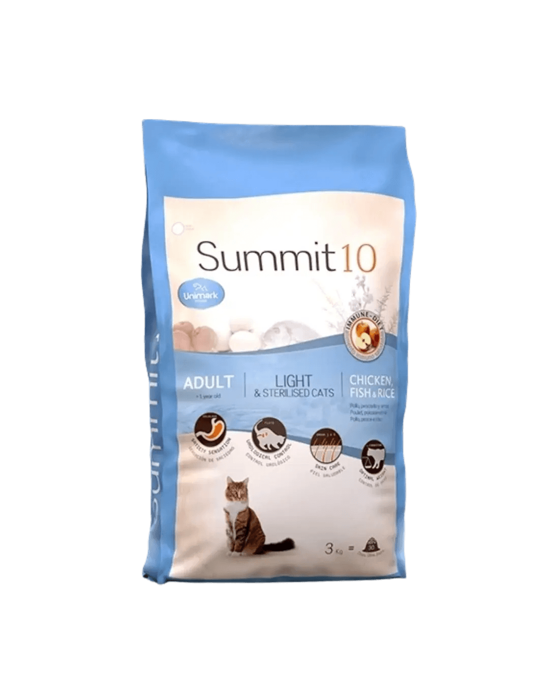 Summit 10 Cat Light & sterilized Cat 3kg