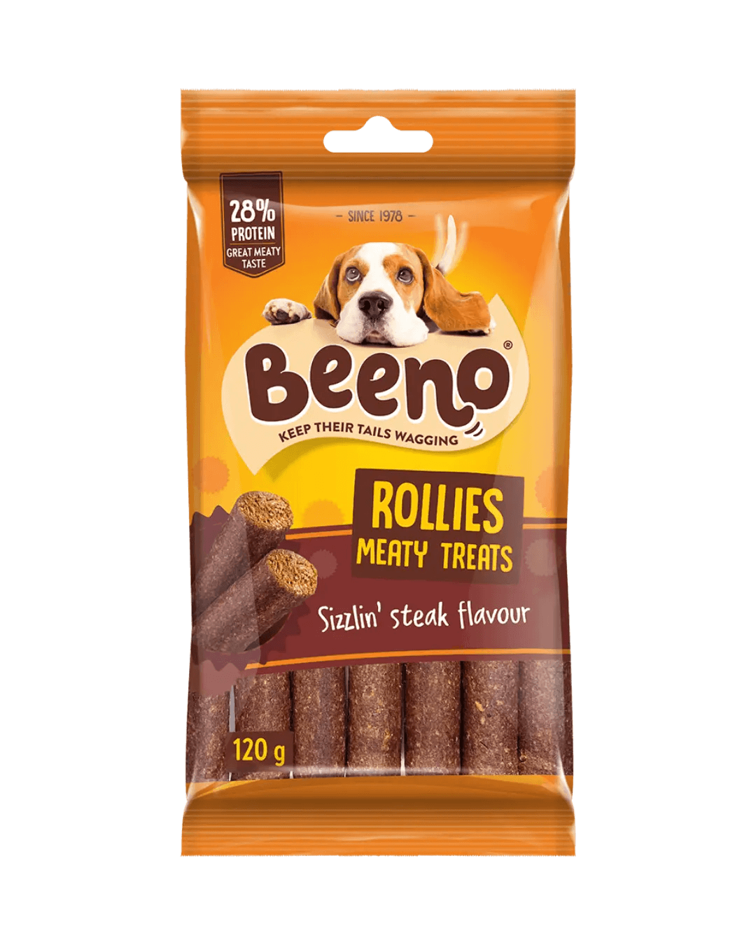 Beeno Rolles Sizzlin' steak flavor 120g