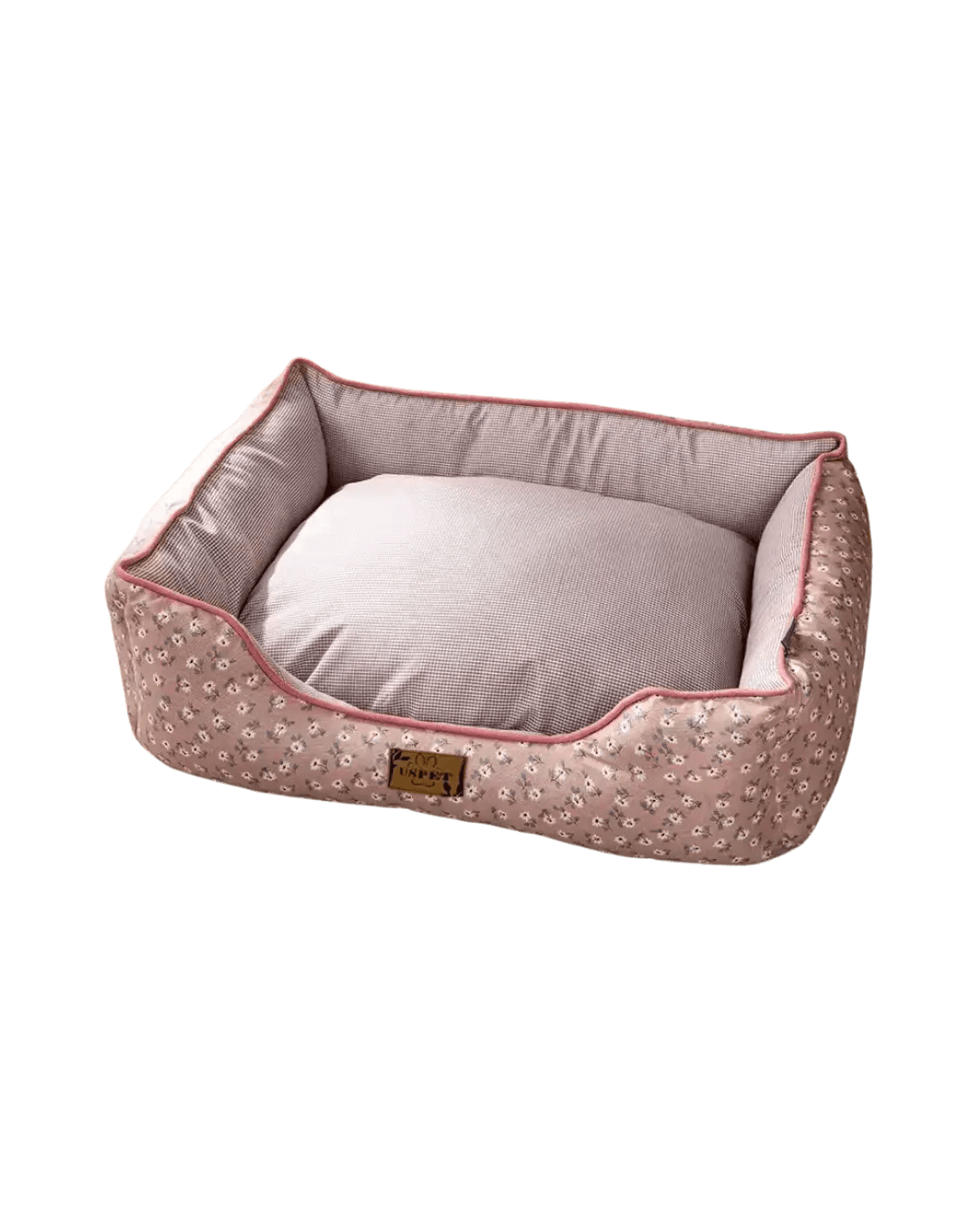 Squire Dog Bed with Polka Dots