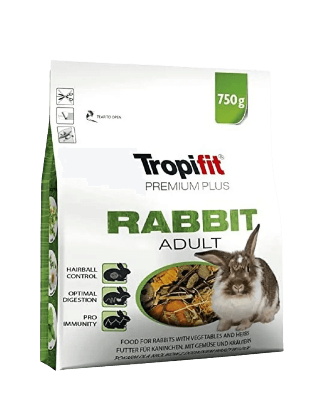 Tropifit Premium Plus Rabbit Adult 750g